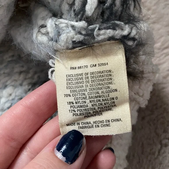 Anthropologie Meadow Rue Kennedy Fuzzy Knit Stripe Back Bow Sweater sz M Orange - Picture 6 of 11